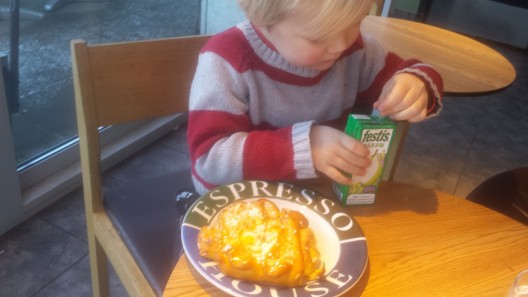 En liten bulle var det, ja